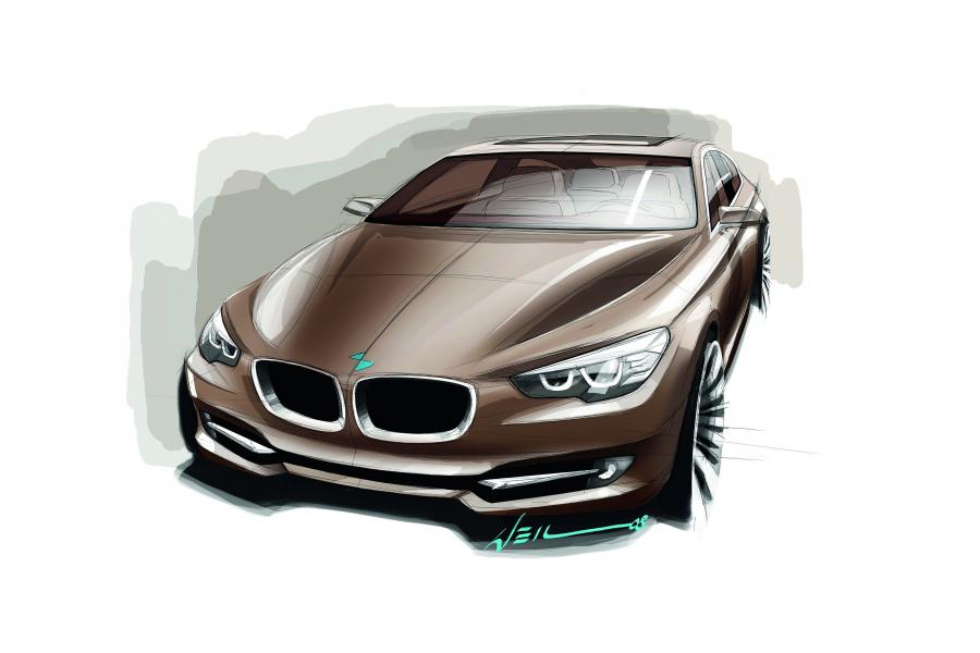 Эскиз BMW 5-Series Gran Turismo Concept (F07) 2009 года  (фото 32 из 37)